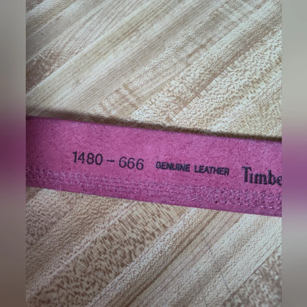Timberland Belt Women's Leather Hot Pink 1.5